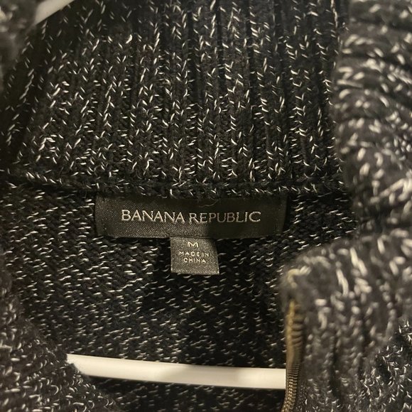 BANANA REPUBLIC Mens Full Zip Knit Cardigan - Medium - Picture 2 of 3